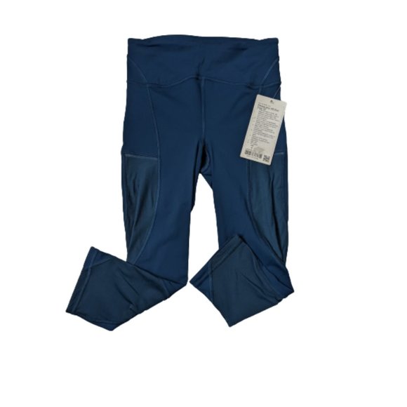 Lululemon Always Airy High Rise Run Crop 4 - Picture 1 of 8